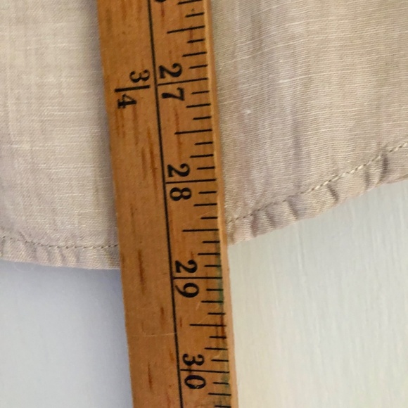 Linen Sleeveless Button-Front Blouse, New Condition - Picture 9 of 15